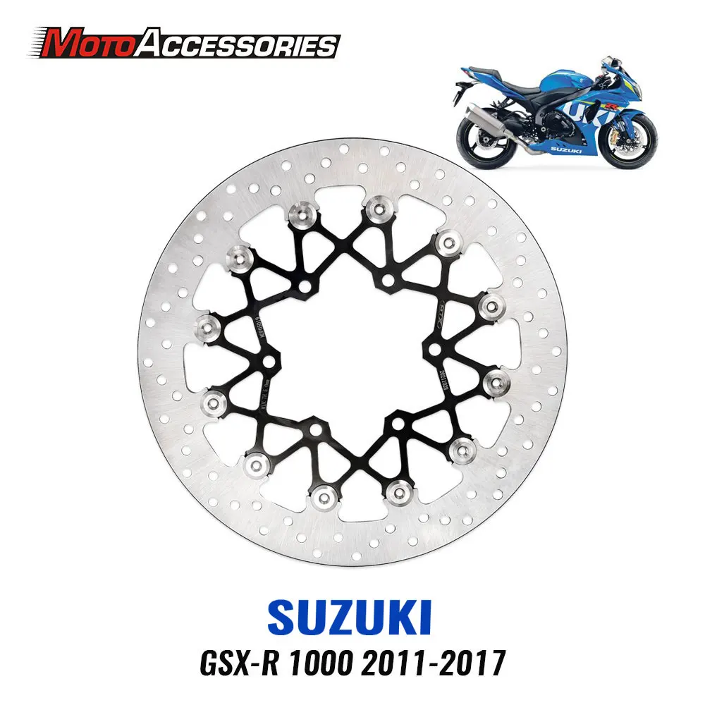 

For SUZUKI GSX-R 750 2011-2021 GSX-R 1000 2011-2021 Left Right Front Brake Disc Rotor MTX Motorcycle Offroad Motocress Braking