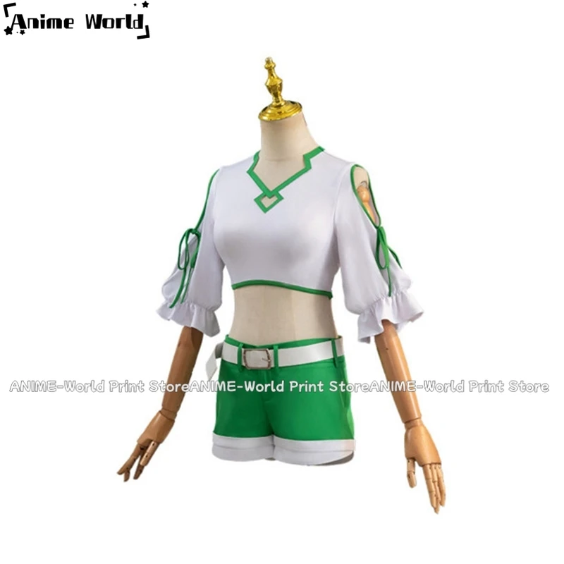 《Custom Size》Anime Kanne Sousou No Frieren Green Set Cosplay Costume Any Size