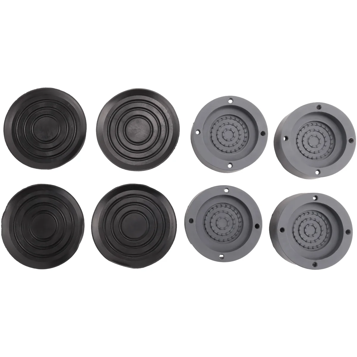 4 Pcs/Set Anti-Vibration Pads Rubber Noise Reduction Vibration Anti-Walk Foot Mount for Washer and Dryer Adjustable Height