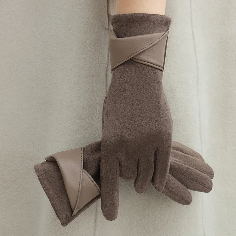 Warm Gloves With Ve… - image