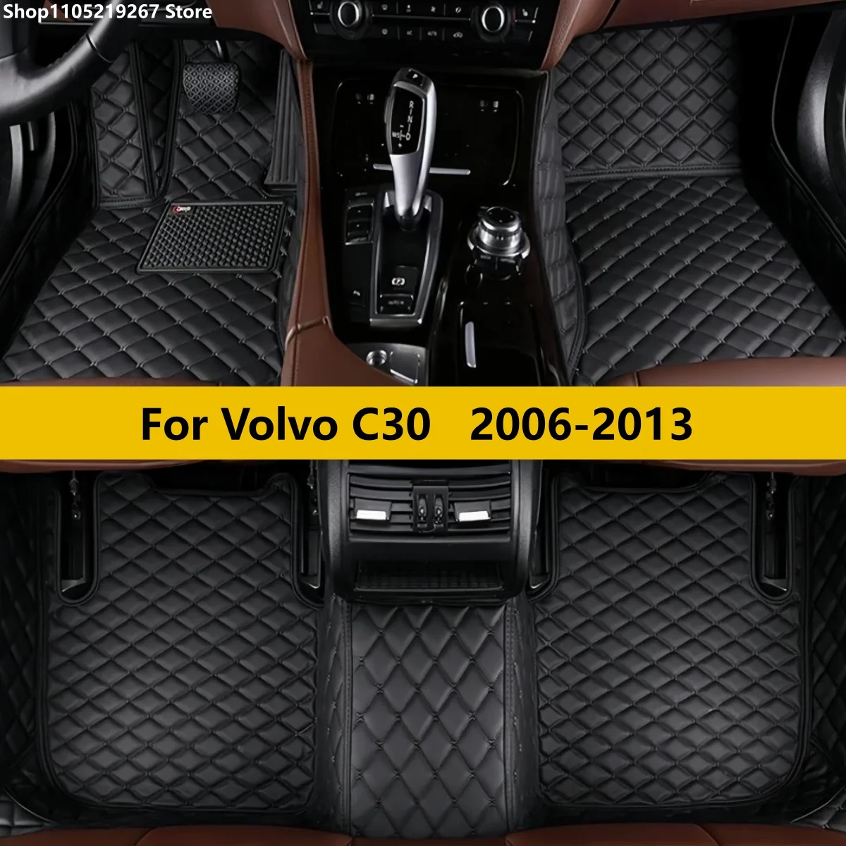 

Car Floor Mats For Volvo C30 2006 2007 2008 2009 2020 2011 2012 2013 Custom Auto Foot Pads Carpet Cover Interior Accessories
