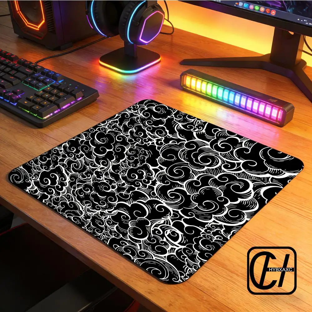 

Cloud Pattern Mouse Pad Small Gamer Desk Mat Square Gaming Office Accessories Mouse Pad PC Rubber Keyboard Table Mat HYBXXC
