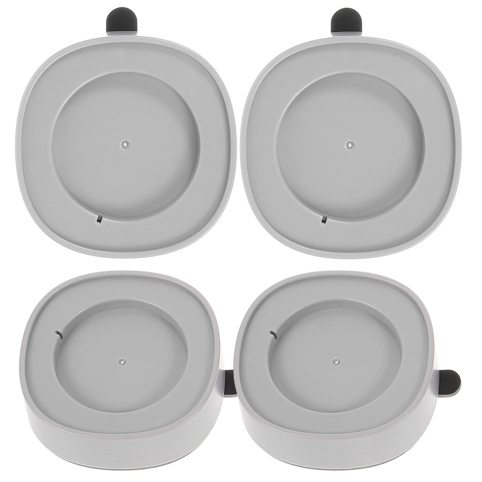 4 قطعة المضادة للانزلاق غسالة قدم منصات غسالة مجفف التسوية منصات امتصاص الصدمات الحد من الضوضاء قدم استقرار للثلاجة