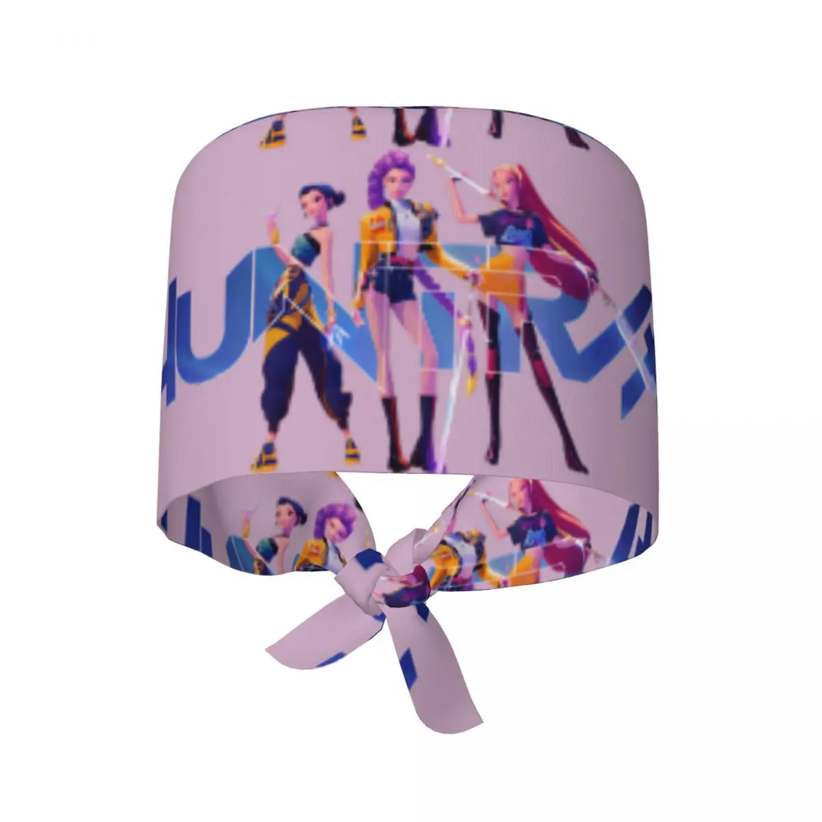 スクラブキャップ KPop デーモンハンター 看護帽子 女性と男性用 Huntrix カジュアル医療キャップ 調節可能なホルダー ロングヘア用 ワーキングキャップ