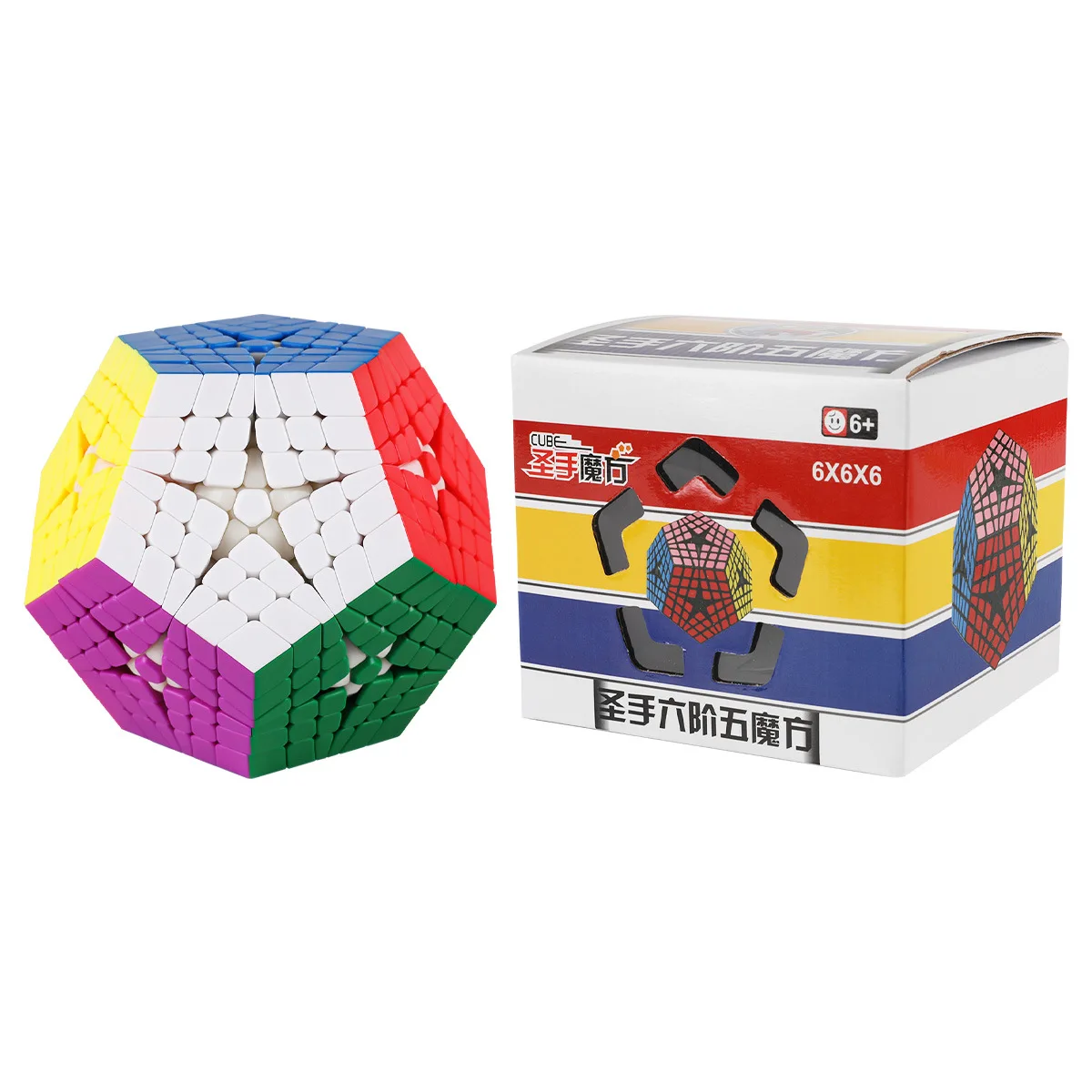 [Picube] SengSo Megaminx 6x6 Dodecaëder 6x6x6 Magische Kubus Stickerloze Professionele Snelheid Megaminx Puzzel Cubo Magico Speelgoed Geschenken