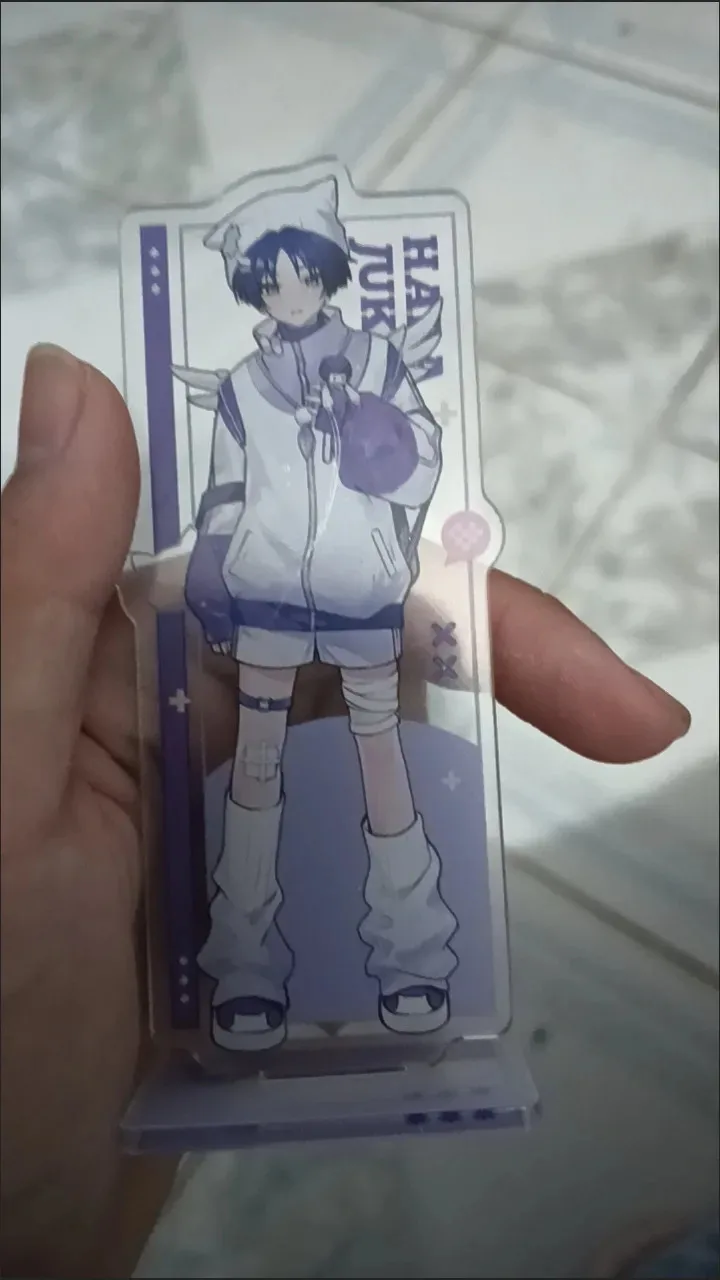 Wanderer Action Figures Stojak akrylowy Anime Peryferyjne Moda Ozdoby dla dzieci Modele dziewcząt Dekoracja samochodu Yuanshen — zdjęcie 5