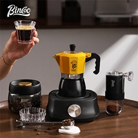 Bincoo Double Valve Moka Pot Coffee Mocha Pot Espresso Moka Pot Machine Brewed Coffee Italian Home Outdoor Barista Accessories