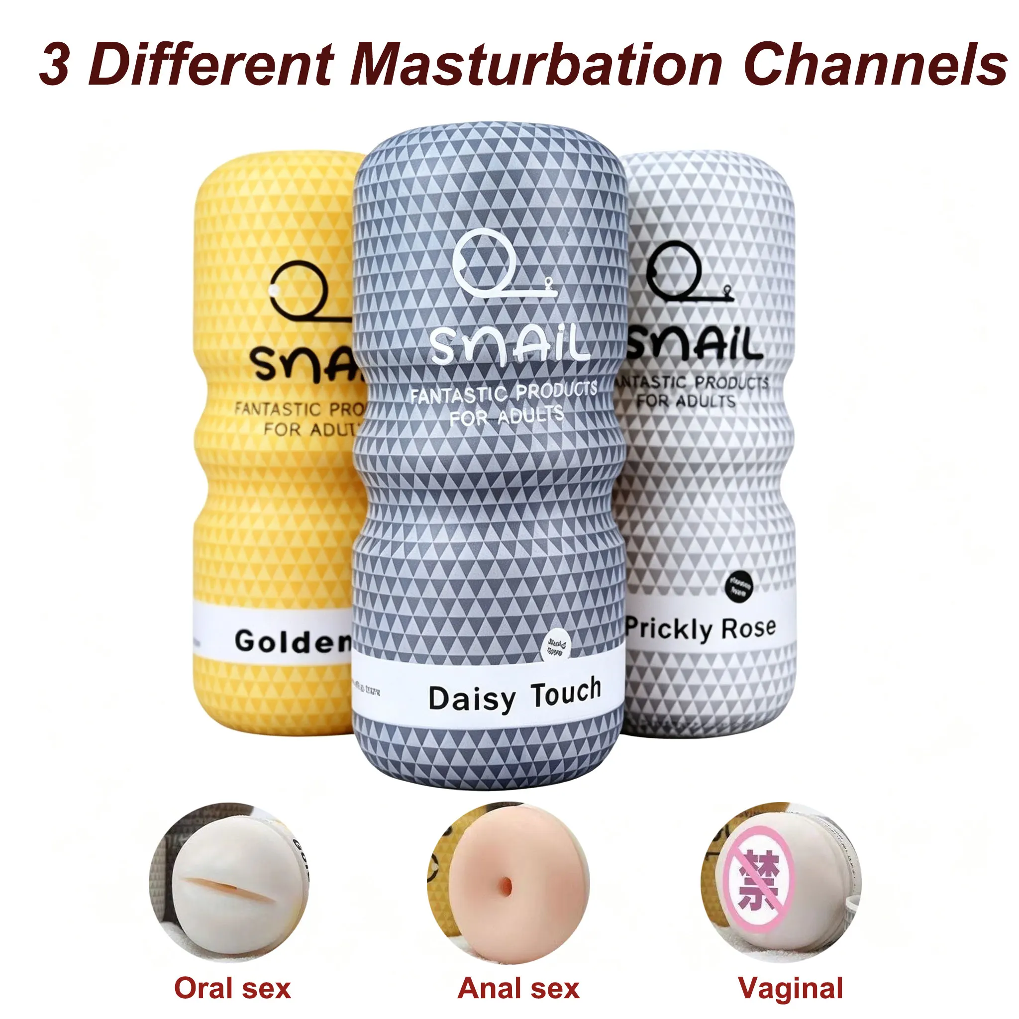 Male Masturbator Silicone Soft Vagina Anal Oral Masturbator Adult Toys Penis Sex Toys for Men Masturbation Cup 18+ view 4