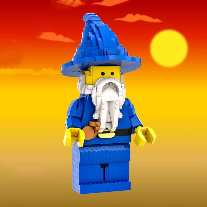 

НОВЫЙ 1032 шт. MOC, европейская средневековая фигурка Майасто Волшебника, модель «сделай сам», креативные идеи, ретро детская игрушка в сборе, головоломка, подарок на день рождения