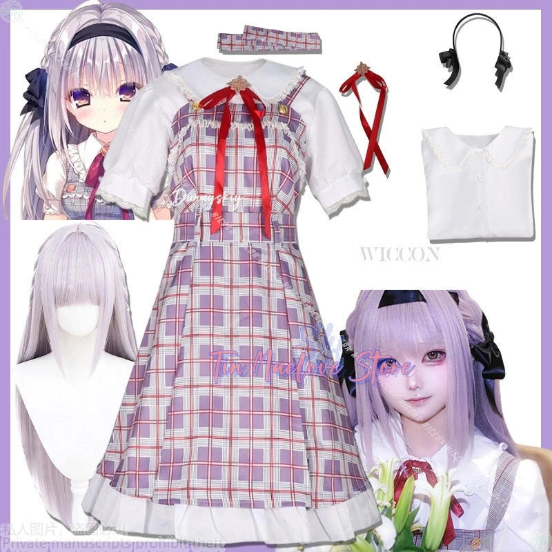 

Honjyou Manami Cosplay Galgame Manakashi No Yuri Wa Akaku Somar Anime 할로윈 의상 Kawaii Jk School Uniform Dress Lovely Halloween