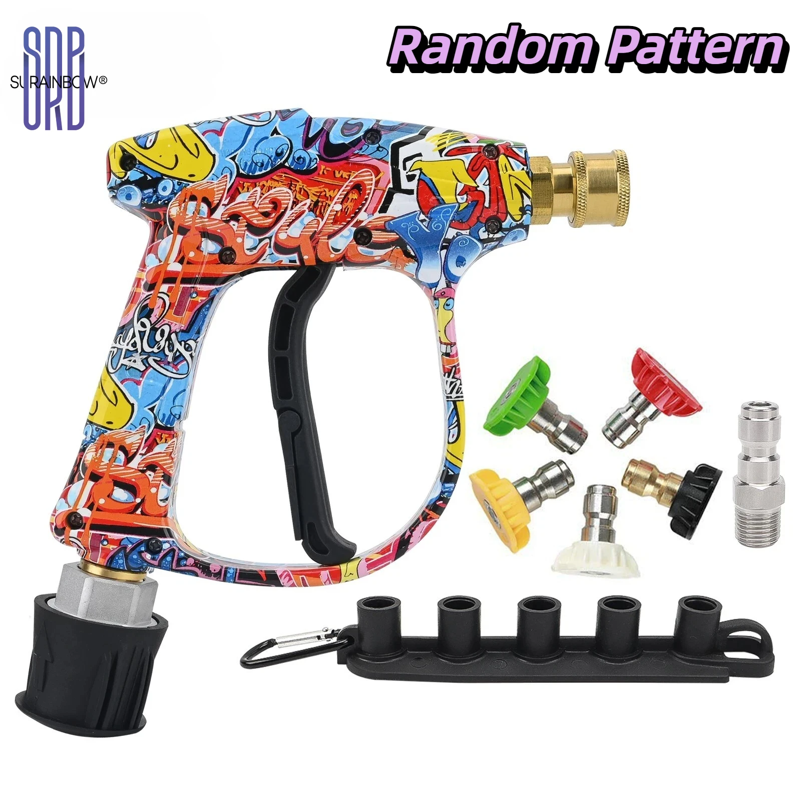 

Комплект водяного пистолета для мойки высокого давления для автомобильного шланга, соединительные насадки для Karcher Nilfisk Parkside Bosch, быстроразъемные насадки