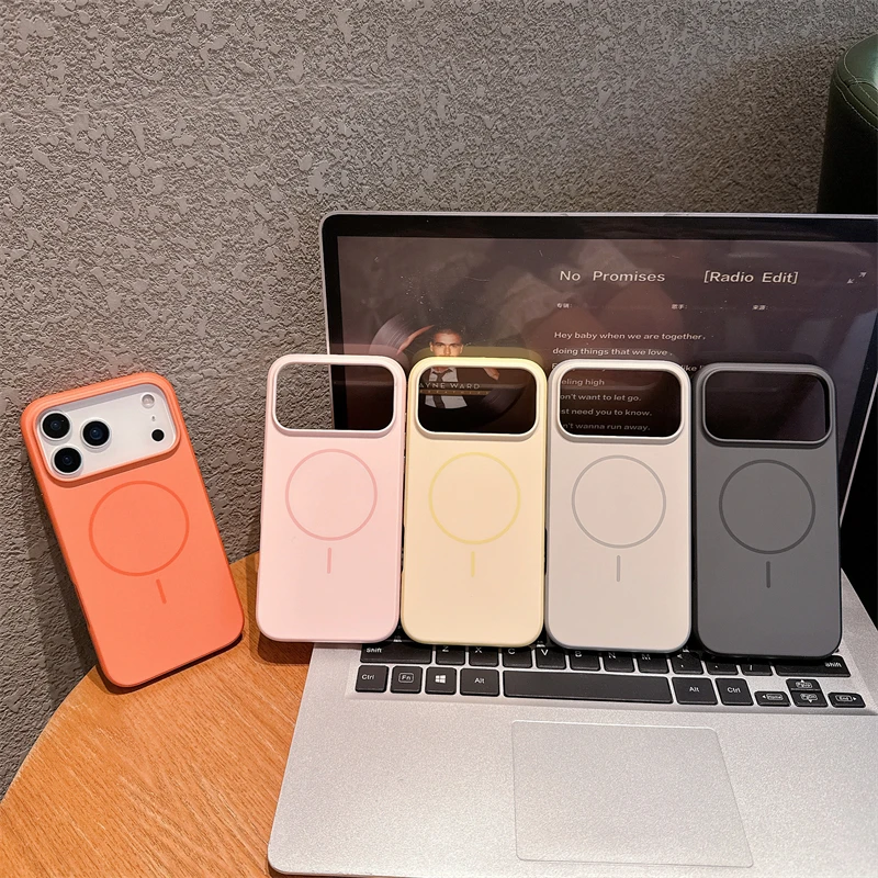 

Чехол для телефона с магнитной беспроводной зарядкой Magsafe для IPhone 17 Air 17 17Pro 17Pro Max, матовый ТПУ + ПК, противоударный жесткий чехол