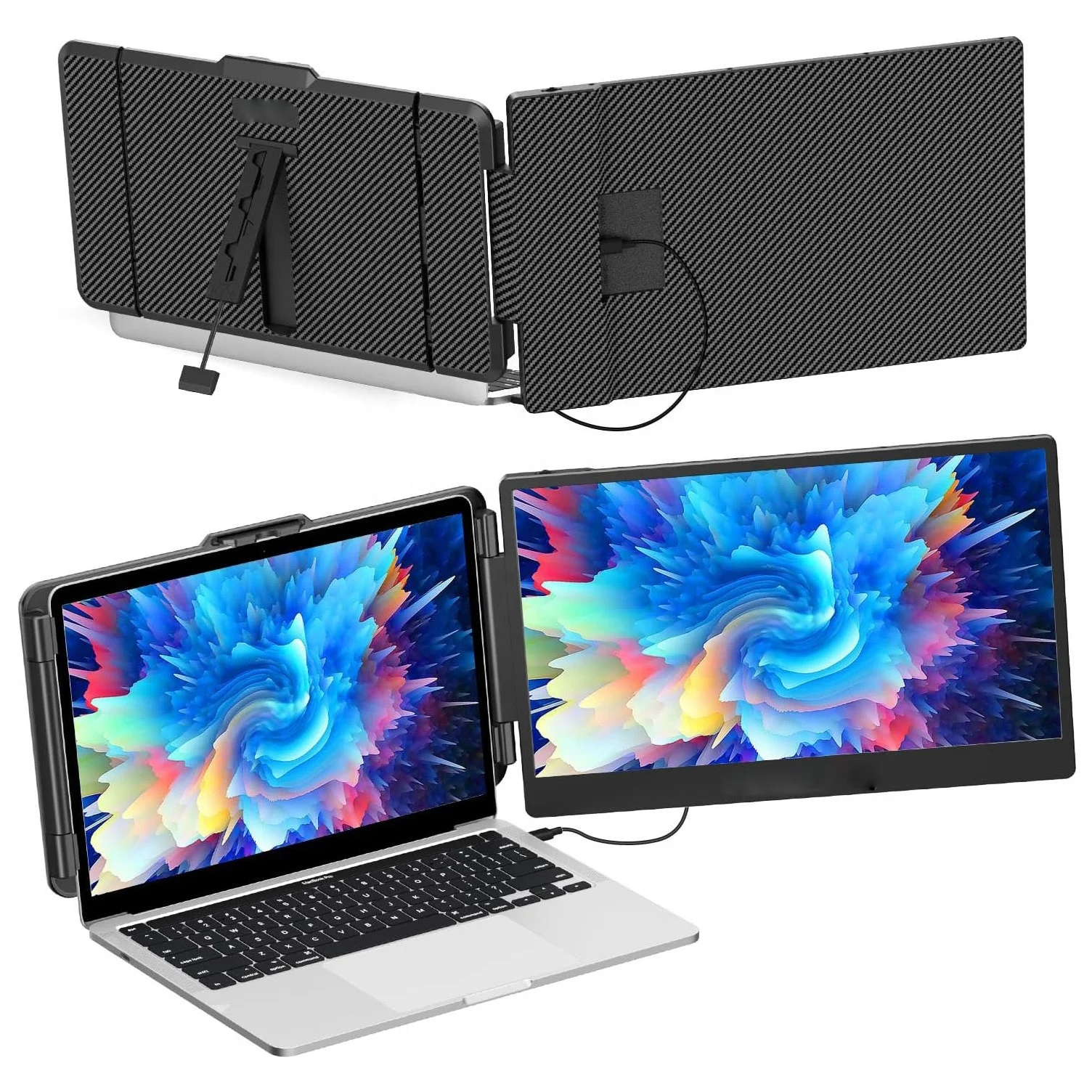 13-17.3inch Laptop Monitor Gaming Plug And Play Type-C/HDMI Dual Laptop Monitor Extended Portable Monitor