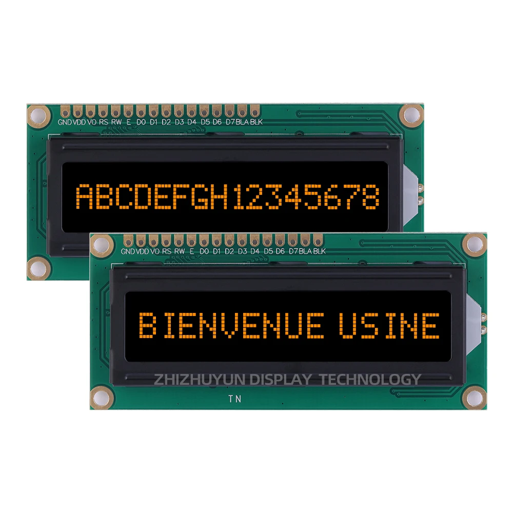 LCD1601A Европейский ЖК-монитор BTN черная пленка синяя буква 16X1 точечная матрица символ LCDScreen экран высокой яркости ST7066U