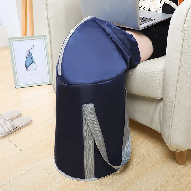 Foot Bath Bucket Household Adult Folding Foot Soaking Bucket Foots Bath Bag Essential for Travel Portable Foots Bath Water Bag