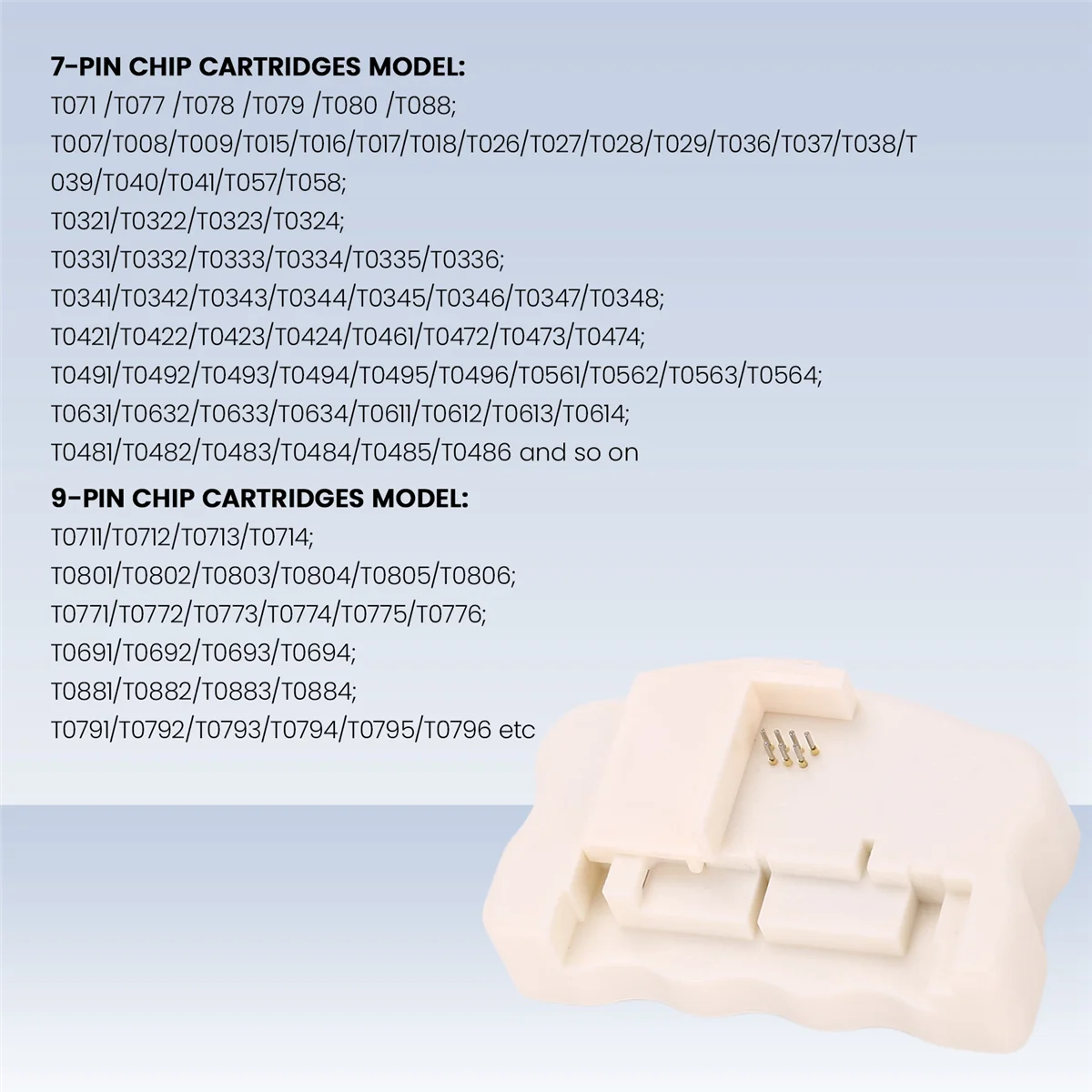 

A99U Chip Resetter for Epson 7-Pin& Many 9-Pin Ink Cartridge Decoder Reset Chip for EPSON R210 R230 R310 R350 RX510