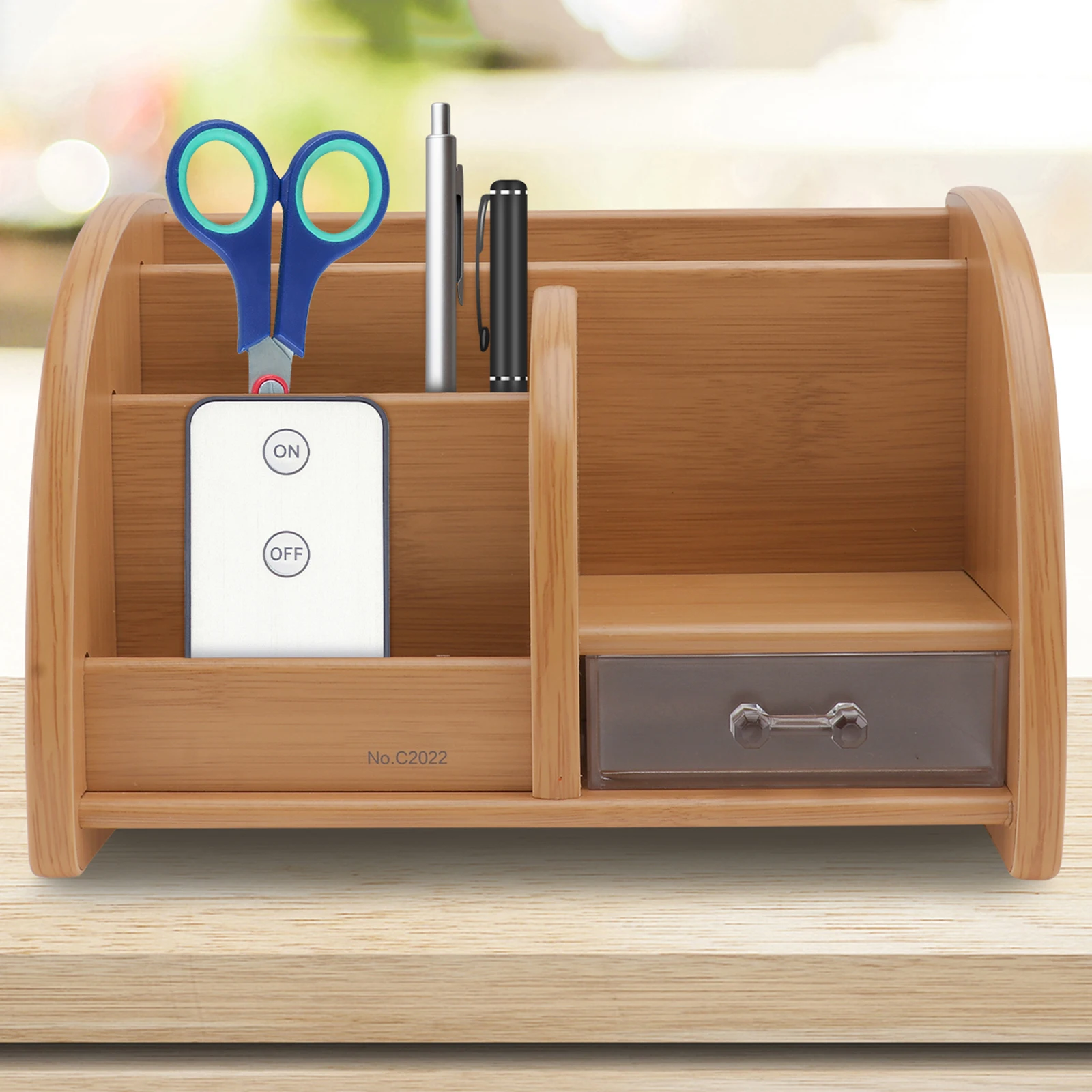

Wooden Organizer Organizer Box Pen Holder Desktop Pen Holder Pencil Cup Pencil Container Drawer Storage