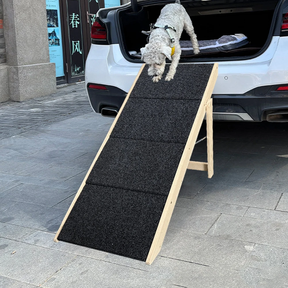 

Foldable Outdoor Steps Non-slip Dog Stairs Carpeted Ramp Ladder (Fourth Layer)