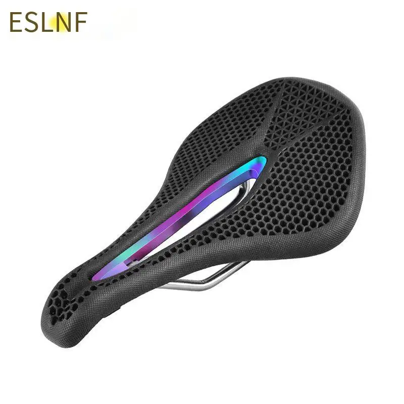 

Bicycle Saddle Ultralight Carbon Fiber Hollow Comfortable 3D Printed Breathablemountain road soft seat saddleseat Parts