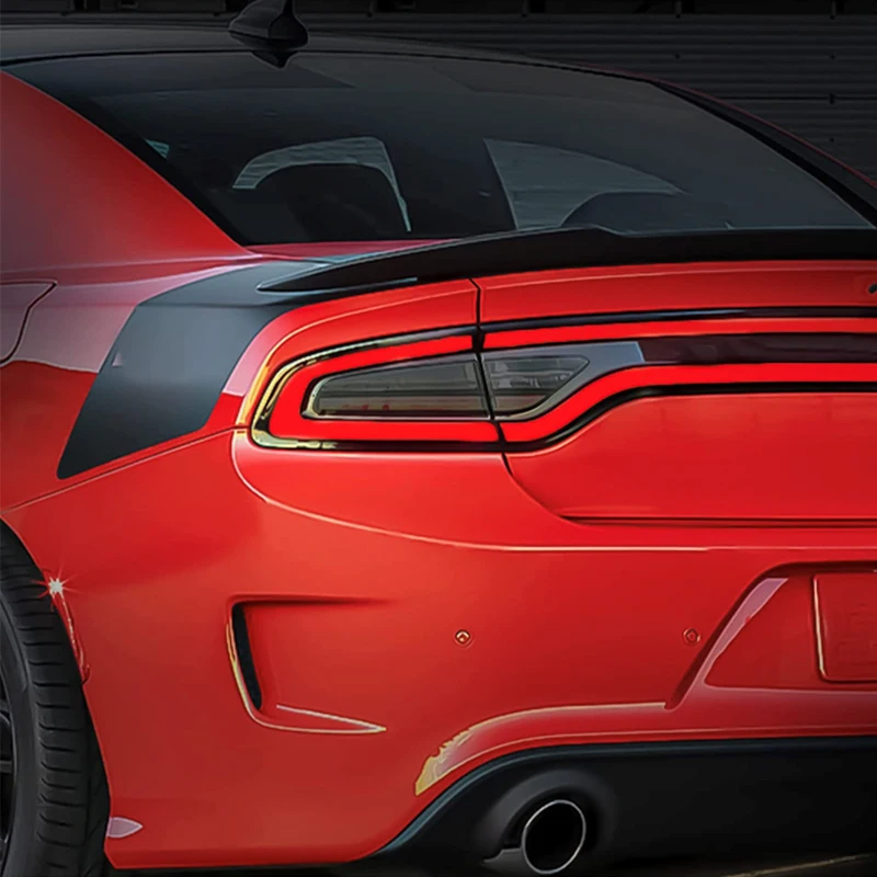 For 2015-2021 Dodge CHARGER Car Wrap Vinyl Car Lights Tint Film Headlight Tinted Film Vehicle Sticker Stickers taillight film