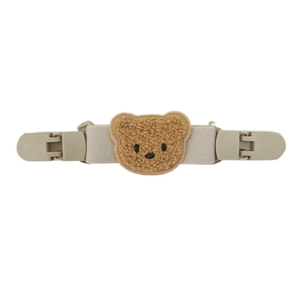 Acessórios de roupas elástico antiderrapante mochila pendurado saia ombro clipe urso cinta clipe suspensórios clipe calças cinta clipe