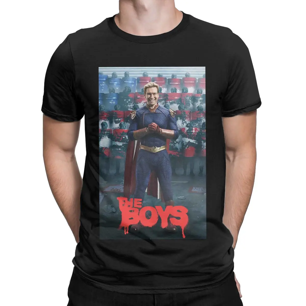 The Boys Season 4 TV Show T Shirts Apparel Men Women Pure Cotton Vintage Billy Butcher Tee Shirt Short Sleeve Clothing Adult