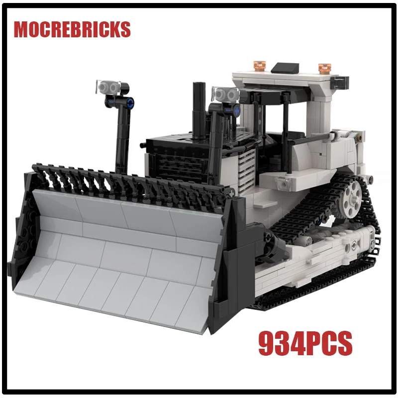 Hot Selling MOC Building Block Minifig Scale Mining Dozer Engineering Vehicle Series Model Bricks High-difficulty Kid Puzzle Toy