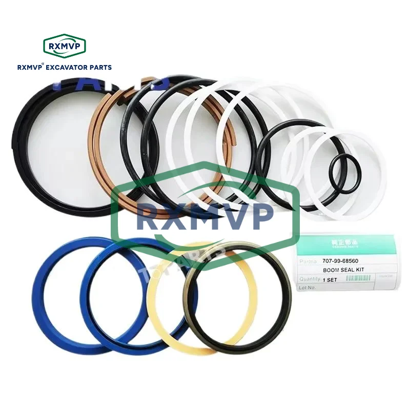 For Komatsu Pc400-6 Pc450-6 Pc600-6 Hydraulic Service Kit Excavators Cylinder Arm Seal 707-99-68560 RXMVP