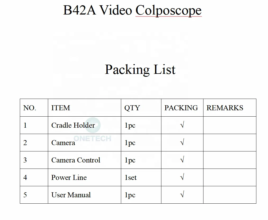 B42A Hot Sale Hospital video colposcopy Good price medical gynecology equipment digital optical  machine