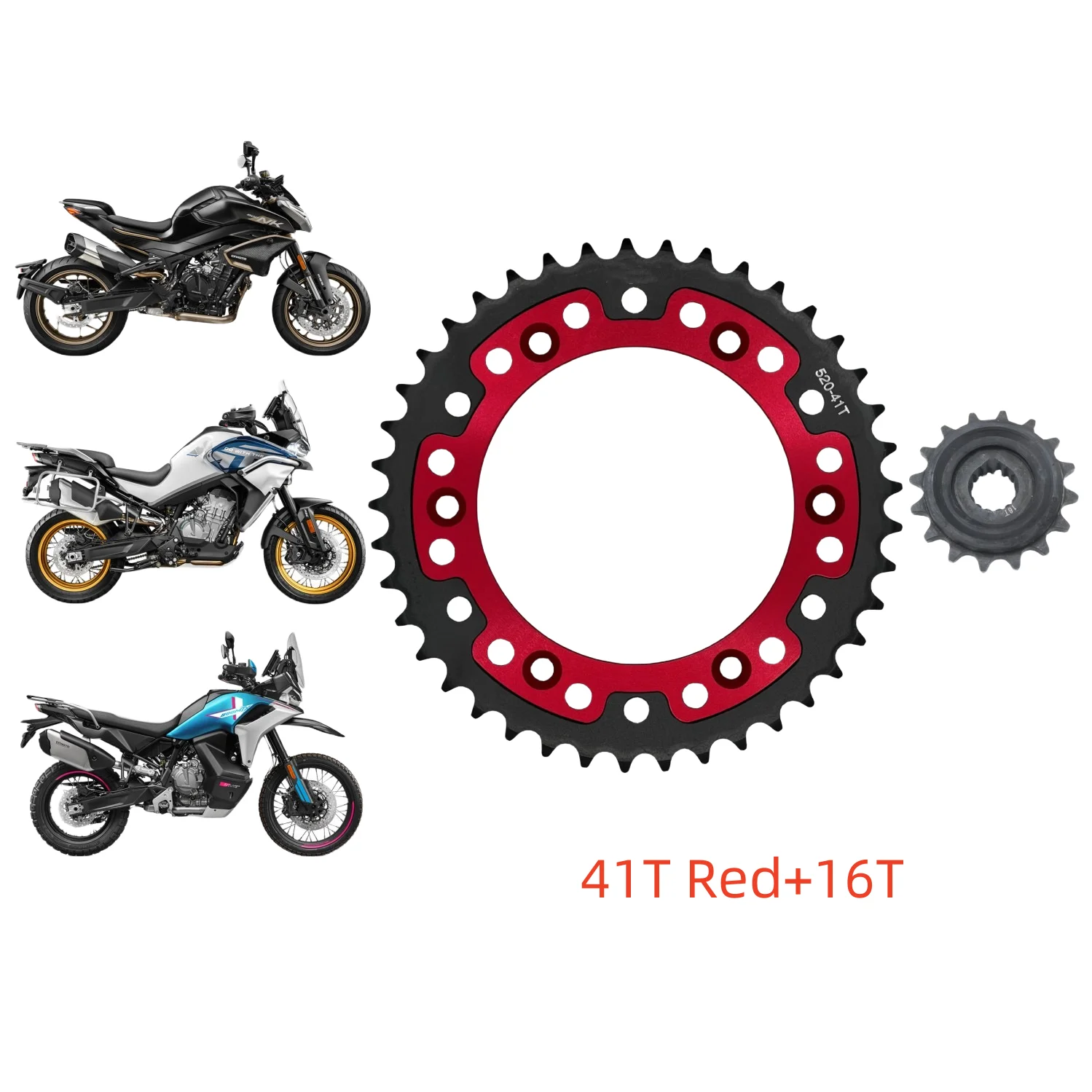 FOR CFMOTO 800NK 800MT Large And Small Sprockets Chain Plates Tooth Discs Flywheels CF800-5-7 Motorcycle Accessories