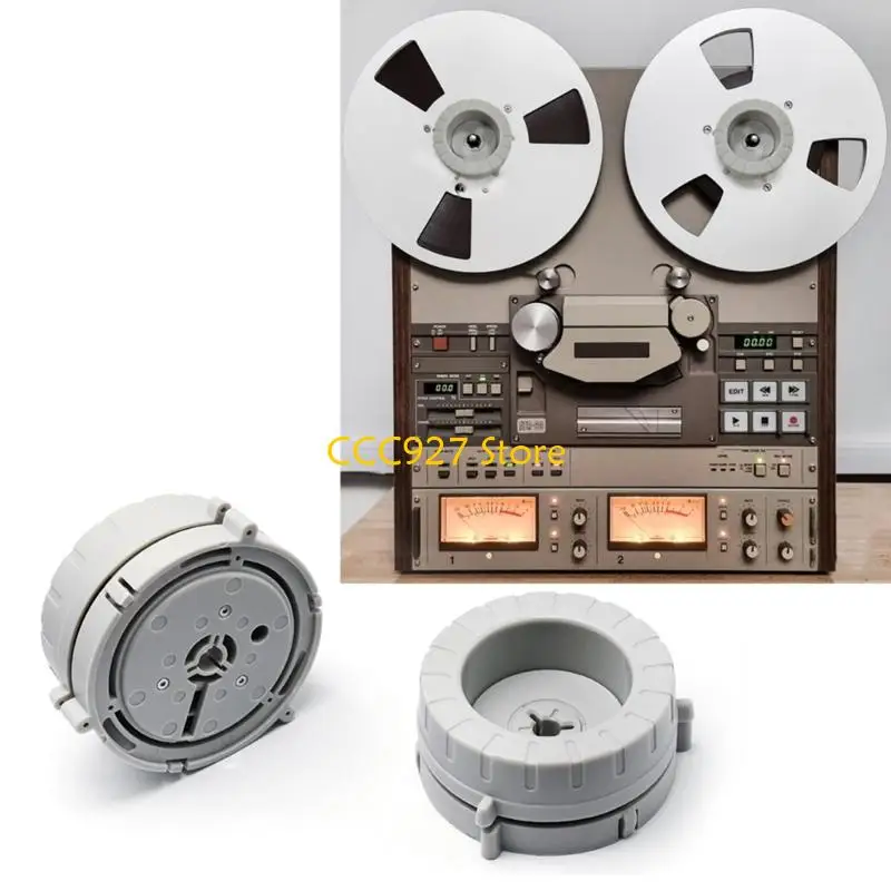 B03f 2pcs لـ Teac NAB Adapter Clamps Clamp Clamp Gray Clamp for 1/4inch Open Beens to Reels Tape Recorders