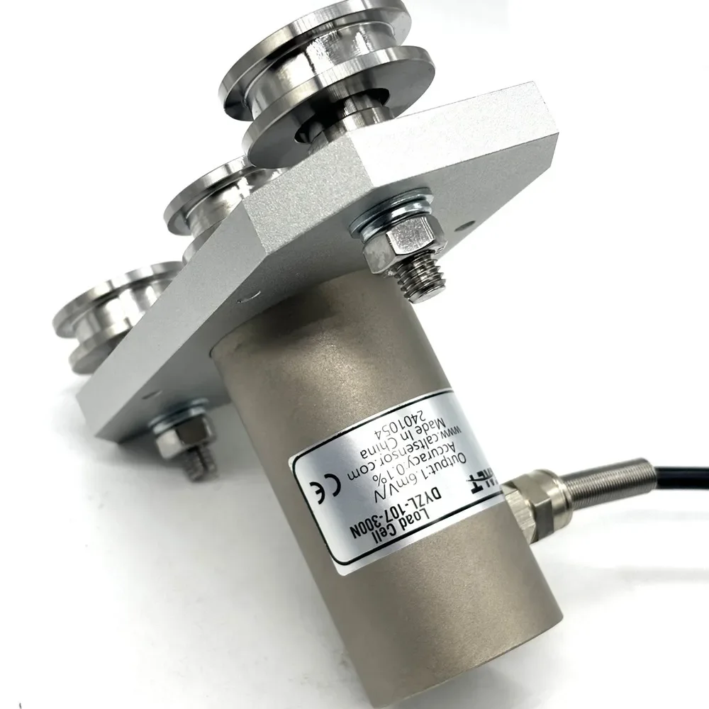 

In stock Three wheel slip tension sensor automatic through spindle tension textile yarn metal ribbon 30kg LCZL-B07 DYZL-107-300N