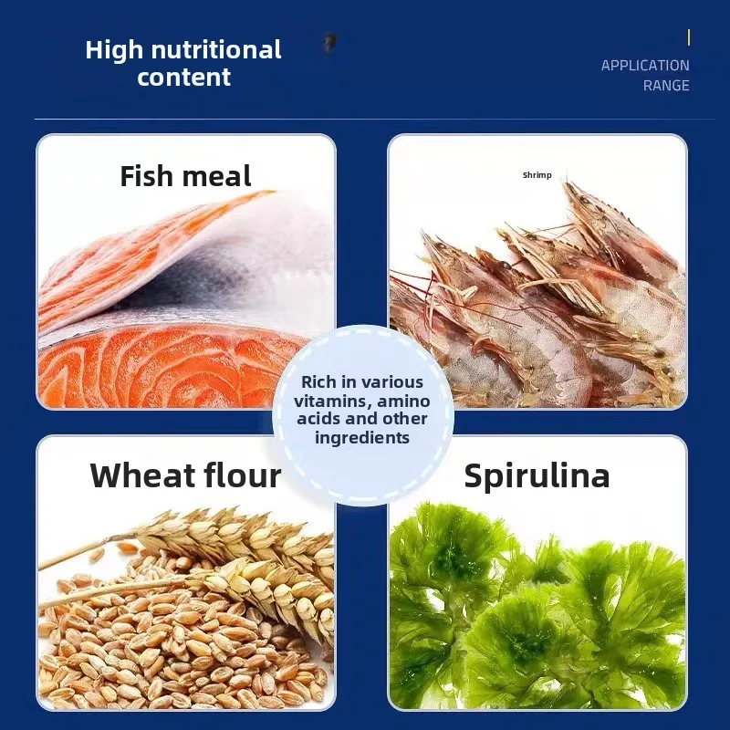 PORPOISE Cichlid Fish Food Color Enhancing Pellets, Malawi Tanganyika Diet for Discus & Tetra, Native Fish Feed
