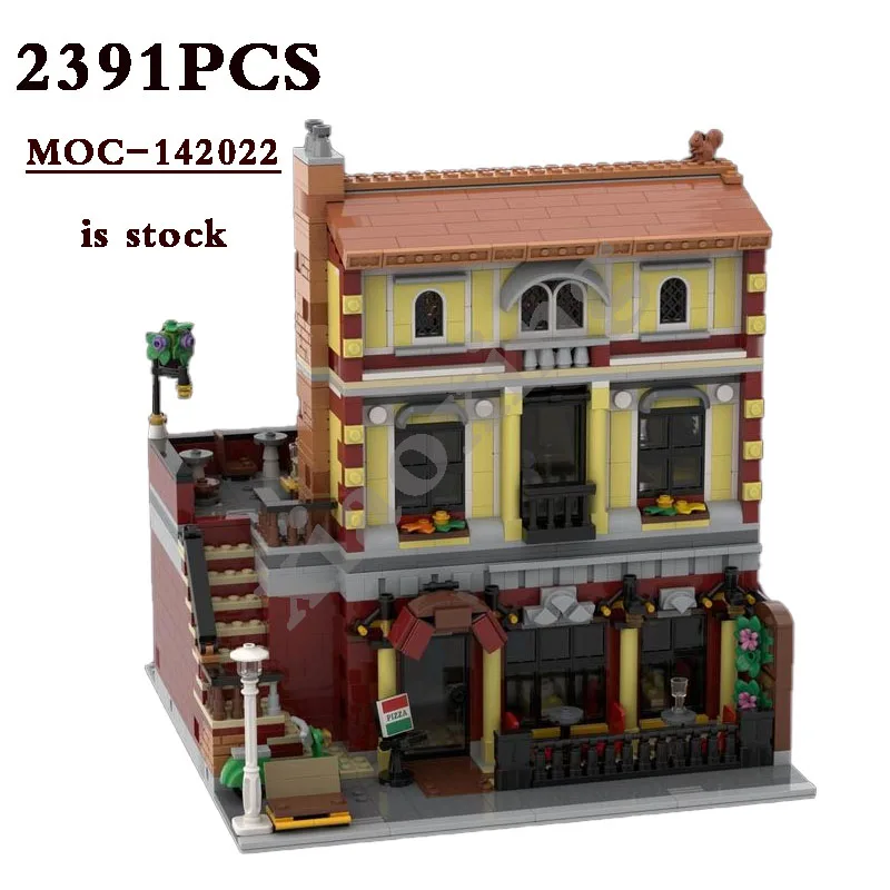 MOC-Pizzeria-10312 Jazz Club Alternative Architecture MOC-142022 Building Block Toys 2391 Pieces Assembly DIY Toys Birthday Gift