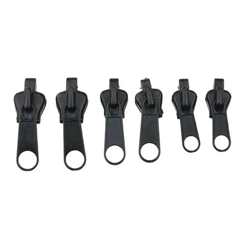 6Pcs 3 Sizes Universal Instant Fix Zipper Repair Kit Replacement Zip Slider Teeth Rescue New Design Replacement Zipper