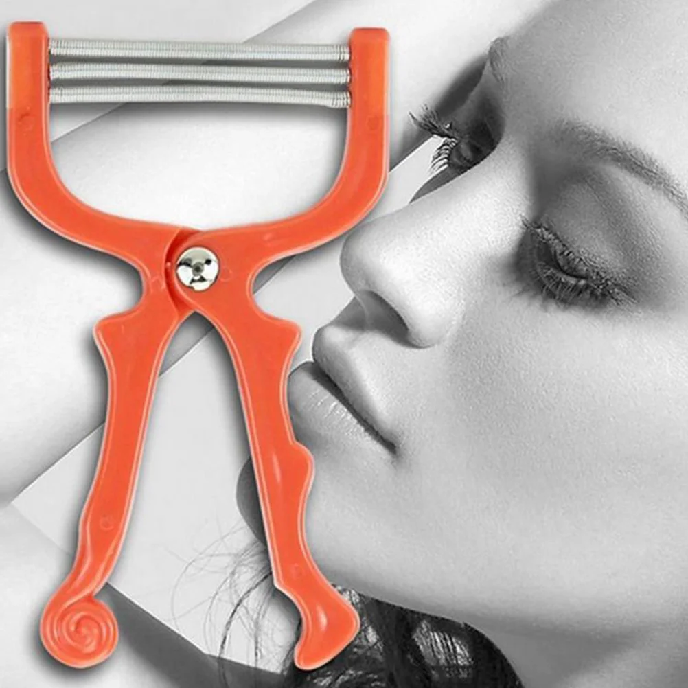 3 PCS Spring Facial Hair Shavers Portable Face Remover Epilators Removal Tool