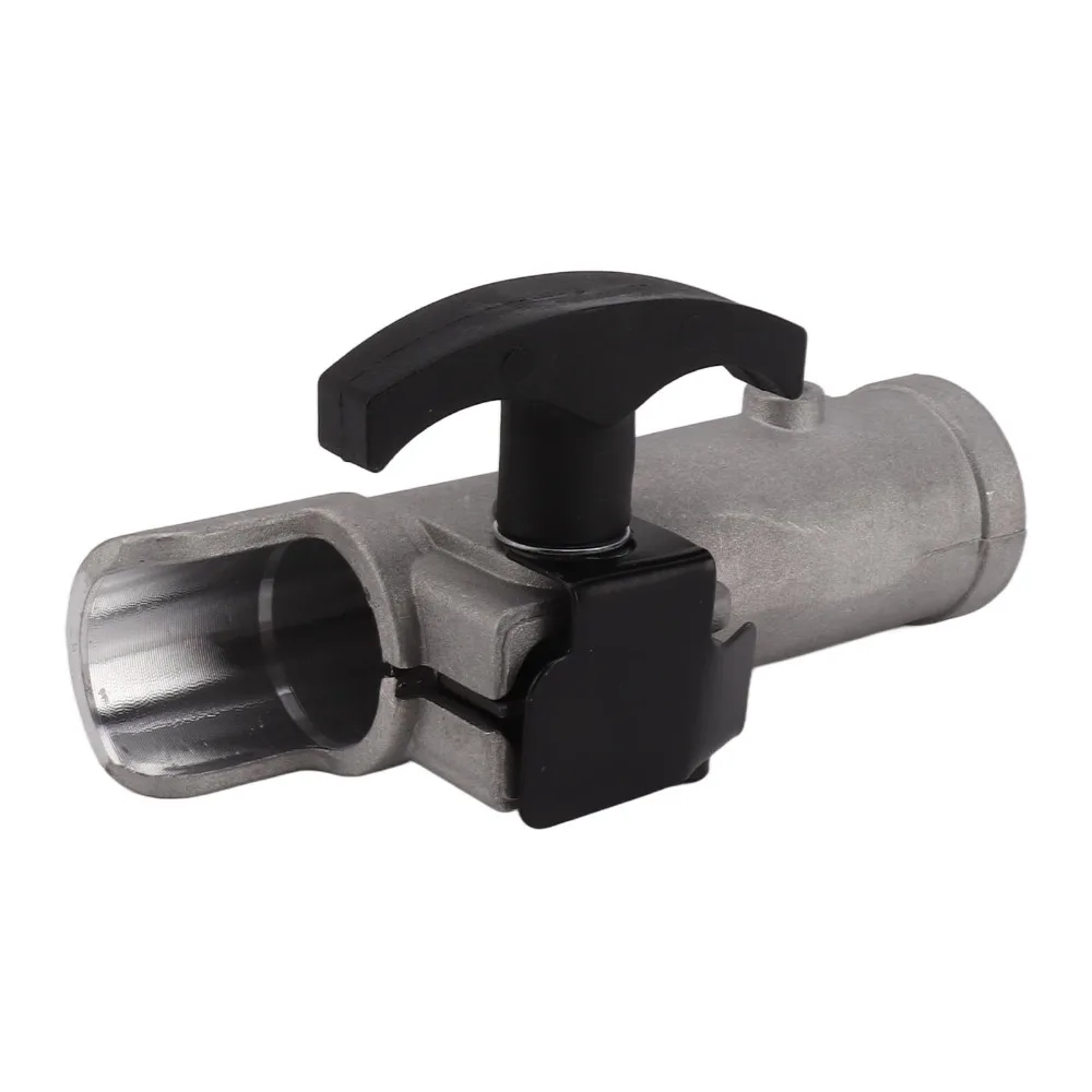 7 Spline Shaft Connector Join Clamp Silver Joining Clamp Trimmer Shaft Connector Garden Tool Parts Aluminum