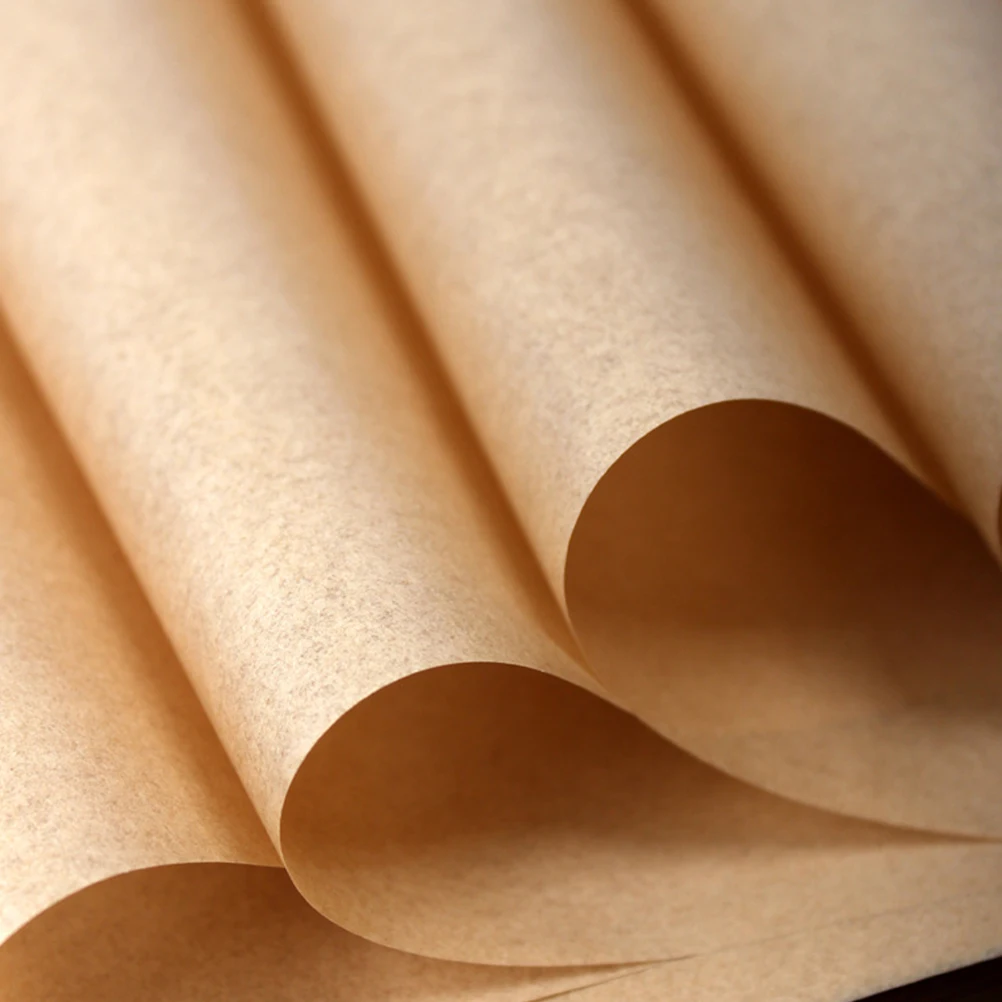 

100 Sheets 25x35cm Baking Paper Parchment Sheets Non Stick Grease Proof Cake Air Fryer Household Bread Wrapping Multi Function