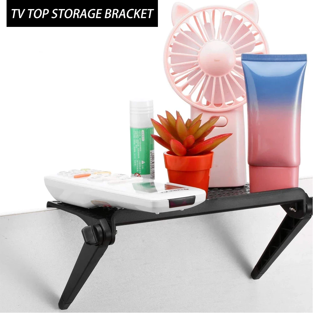 

Computer Monitor Rack Shelf For TV Rack Monitor Stand Desk Organizer Room Storage Wall Holder Punch-free Multifunctional Bracket