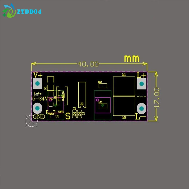 ● 1/3PCS LED Fade On Fade Off Lento Start Luz de Baixa Tensão Com Módulo de Driver Controlador Led Módulo de Escurecimento Lento Start