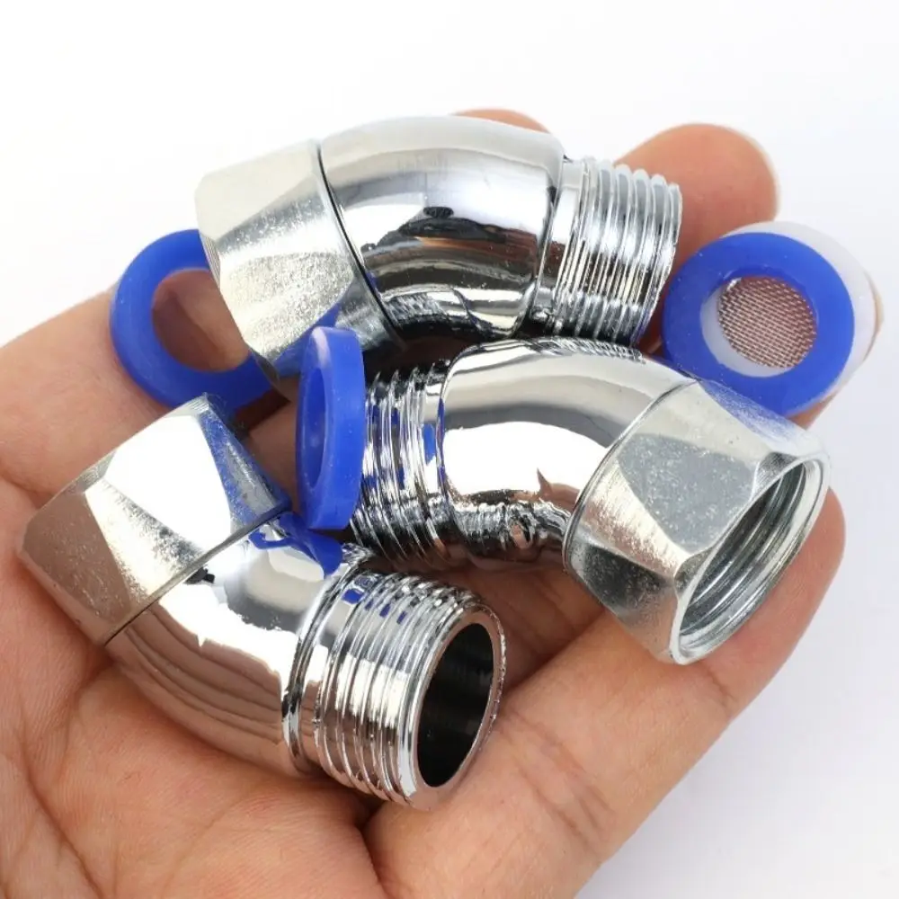 Ajustador de ângulo de chuveiro de 135 graus, adaptador de cotovelo de chuveiro de porta universal portátil, controlador de ângulo de chuveiro de cotovelo de 1/2 polegadas