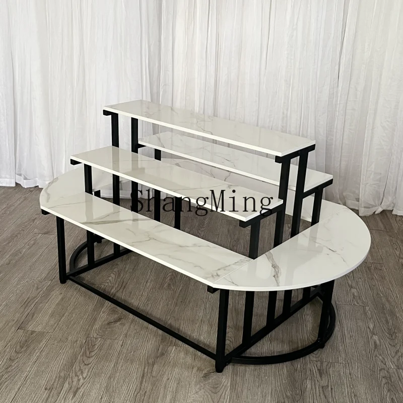 

FG shoe store Nakajima display rack trapezoidal exhibition hall bag clothing flower shop middle display shelf display stand