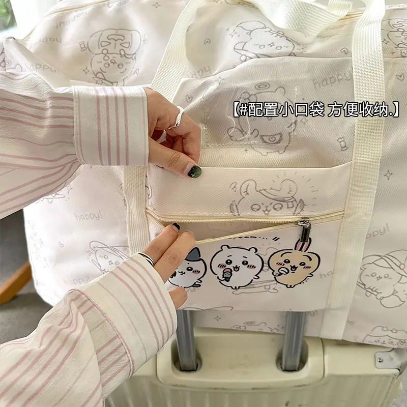 mala-de-viagem-dobravel-e-portatil-com-estampa-de-personagem-chiikawa-grande-capacidade-mala-de-viagem-com-rodinhas-para-mulheres