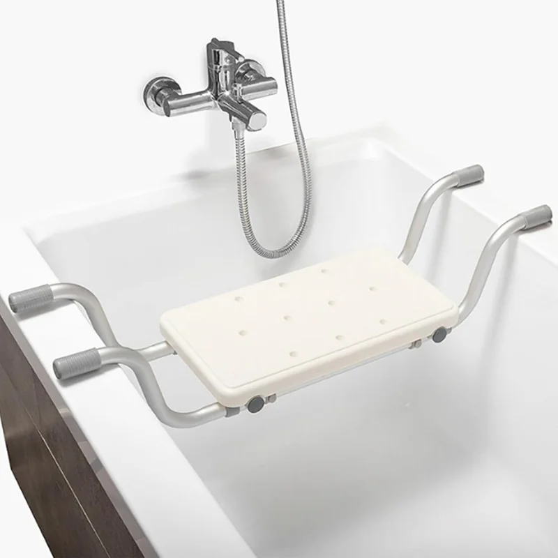 Adjustable Shower Chair Bath Bench for Elderly Disabled Handicap Safety Non Slip Bathtub Seat Board Pad Fits Most Tubs Universal
