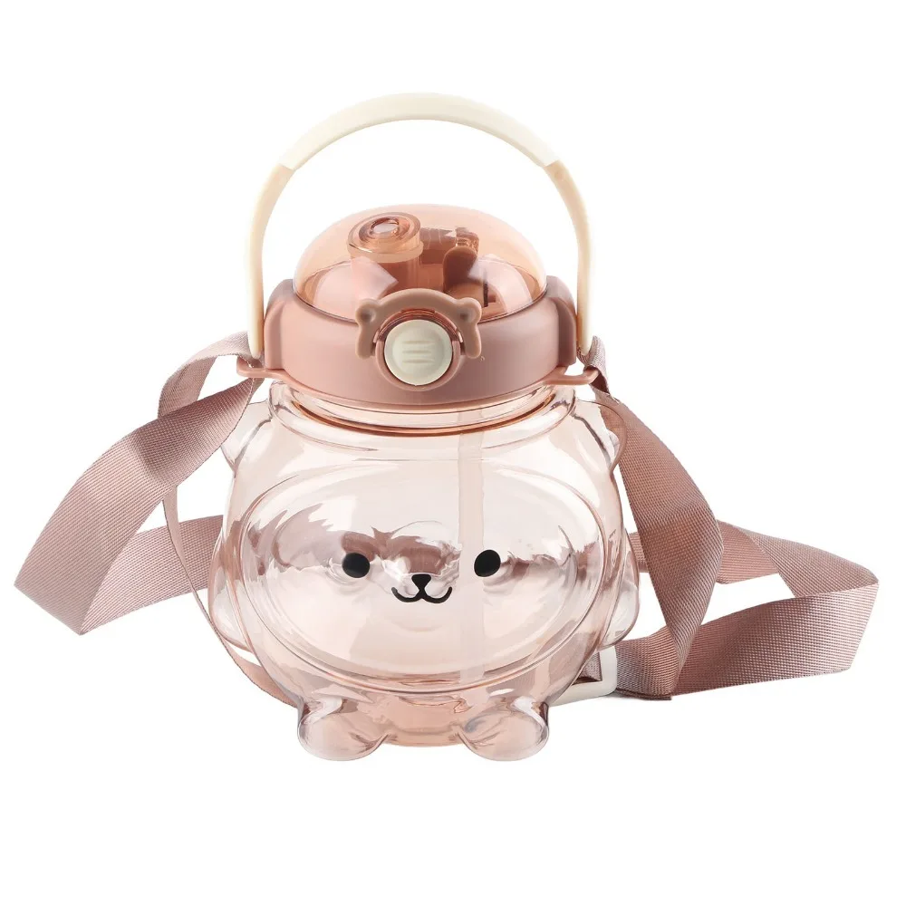 Shatter‑proof 1000ml Water Cup Thick Food‑safe Resin Beverage Mug Cartoon Wide‑mouth Drinking Tumbler Home Daily