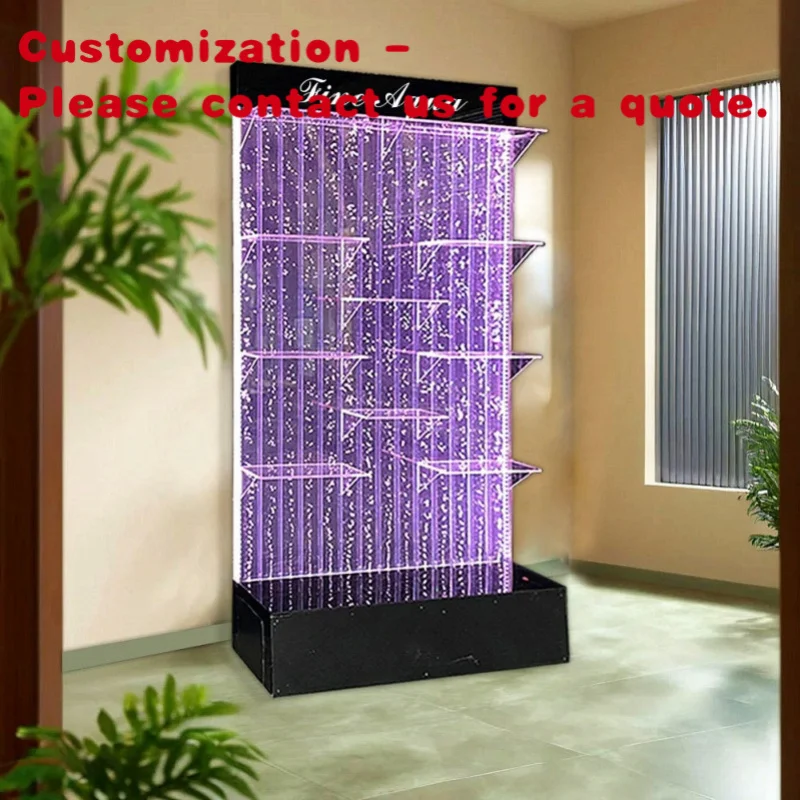 

custom.Interior Design Bubble Fountain Feature Custom Aquarium Wall Decorations