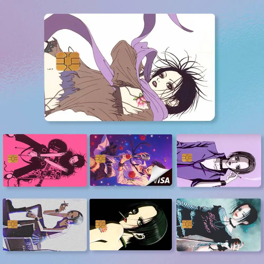Anime Cool Nana O-Osaki Line   Credit Card HD Stickers Premium matte film effectively prevents fingerprints and daily abrasion.