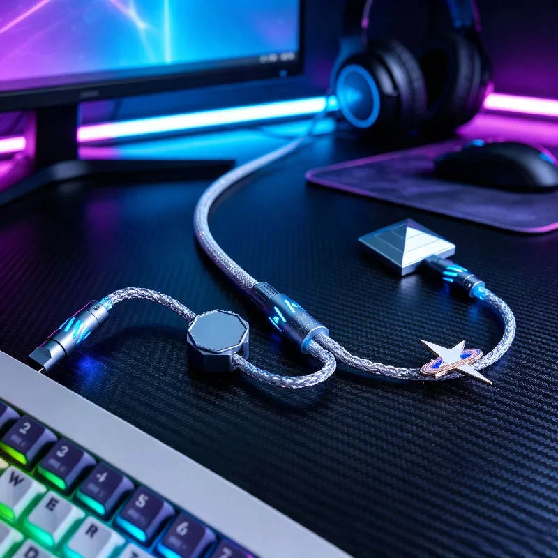 Huahuo 1-to-2 Rgb Aviator 케이블 - Esports Gaming Keyboard 리뷰 및 가격