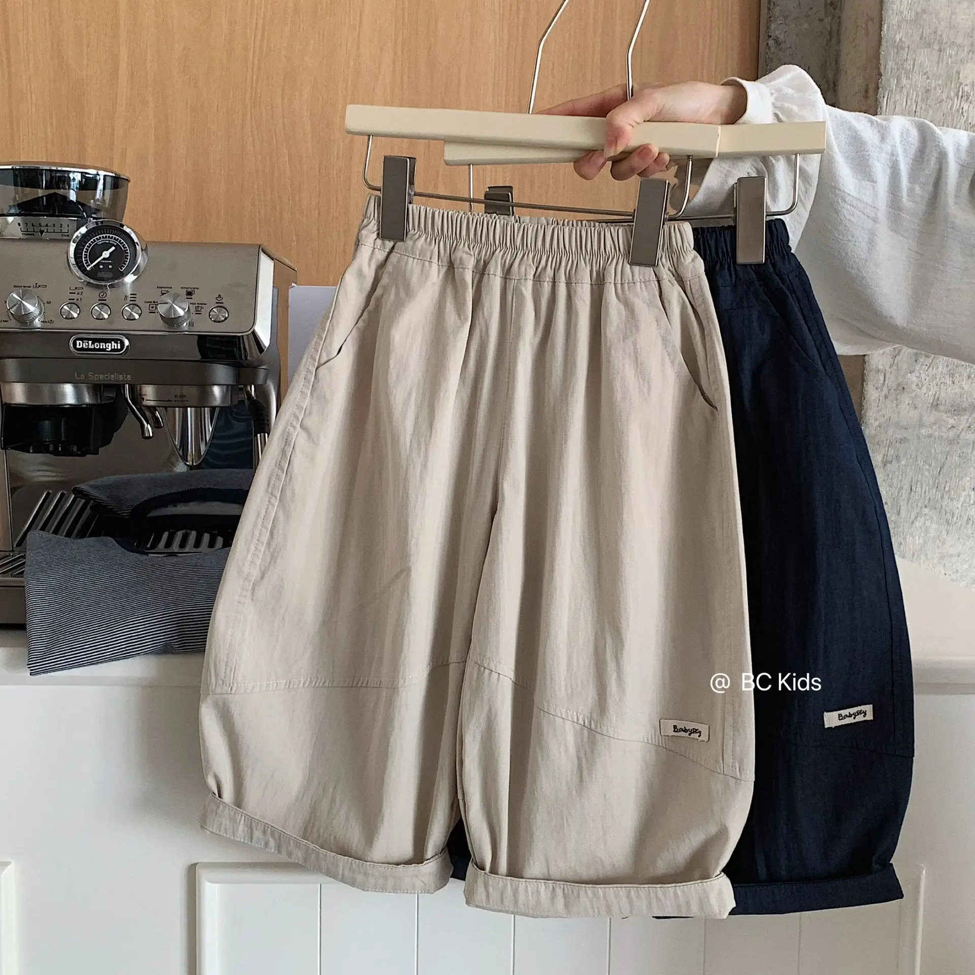 

2026 Spring Kids Baby Boys Pant Solid Color Newborn Boys Loose Pant Elastic Waist Toddler Boys Harem Pant Chidlren Trouser