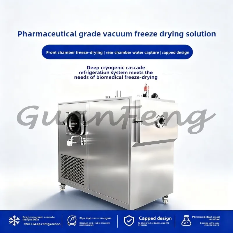 Small Household Fully Automatic Intelligent Vacuum Freeze Drying Machine, Freeze Dryer
